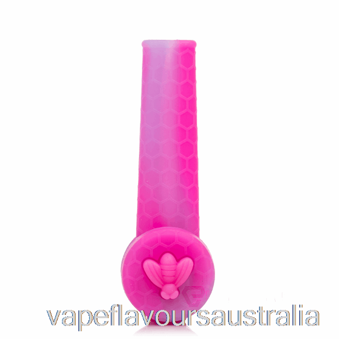 Vape Flavours Australia Stratus Trio Silicone Pipe Bubblegum (Magenta / Purple)